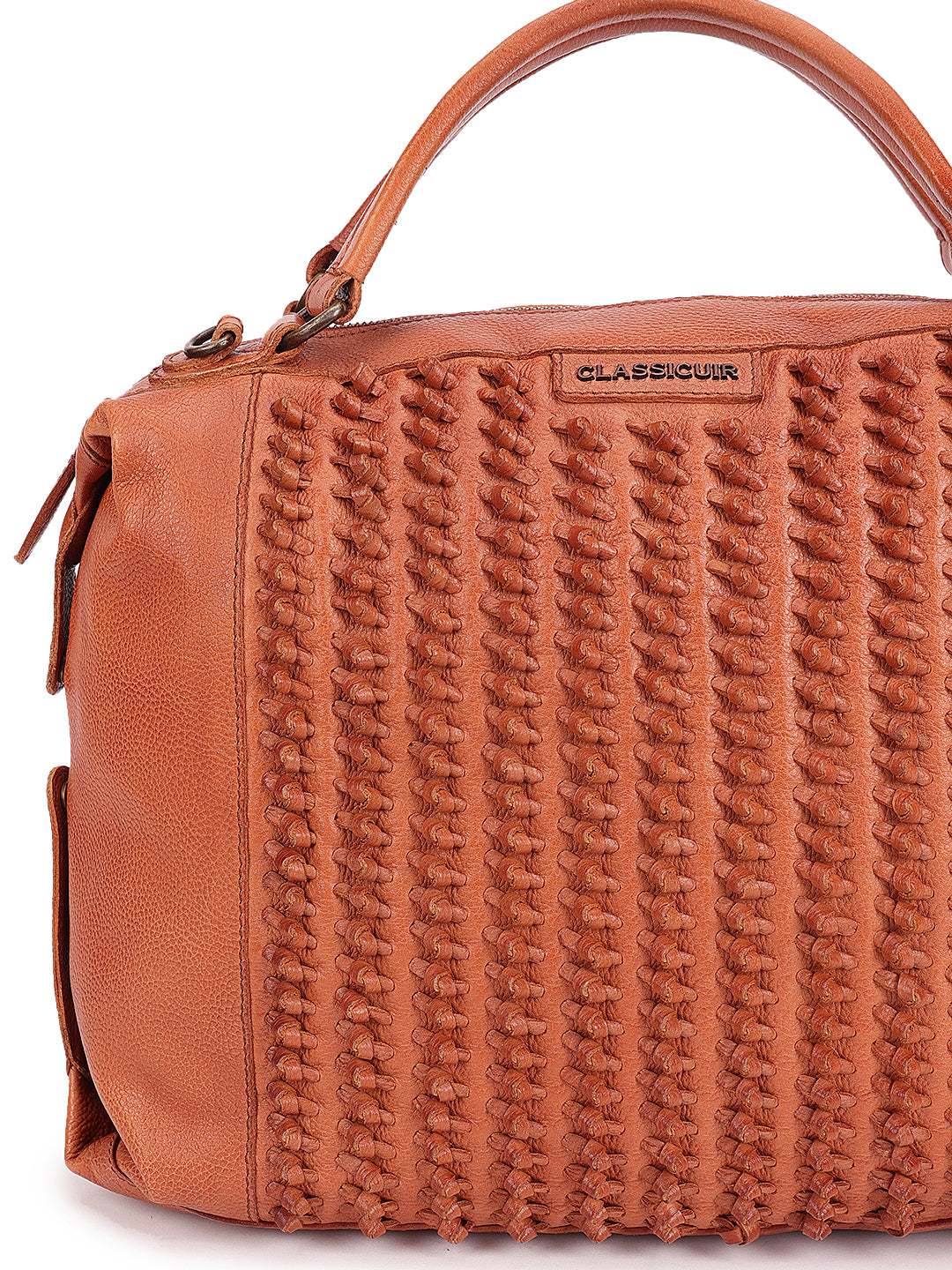 Marseille Knotted Weave Large Bowler Bag