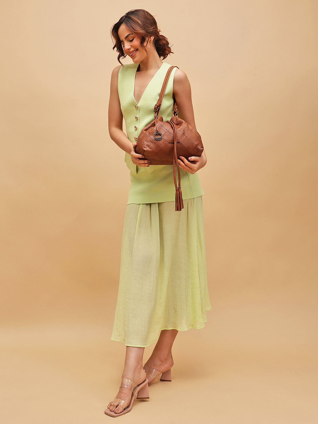 Cannes Diamond Small Bucket Bag