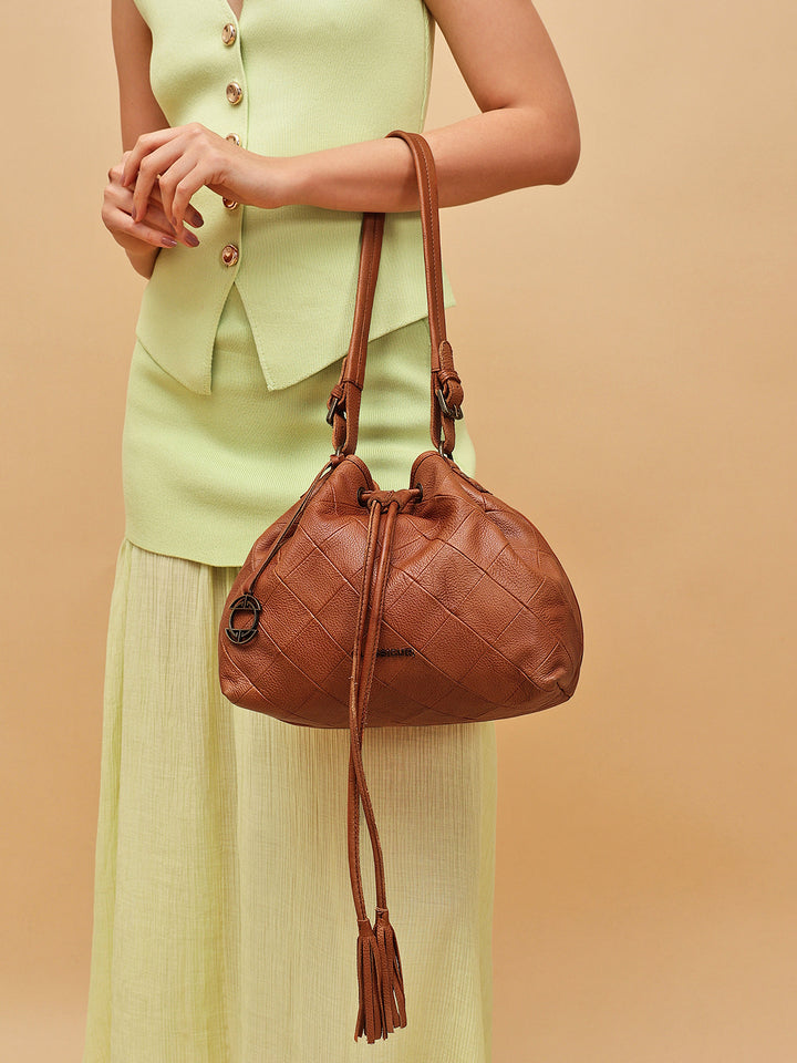 Cannes Diamond Small Bucket Bag