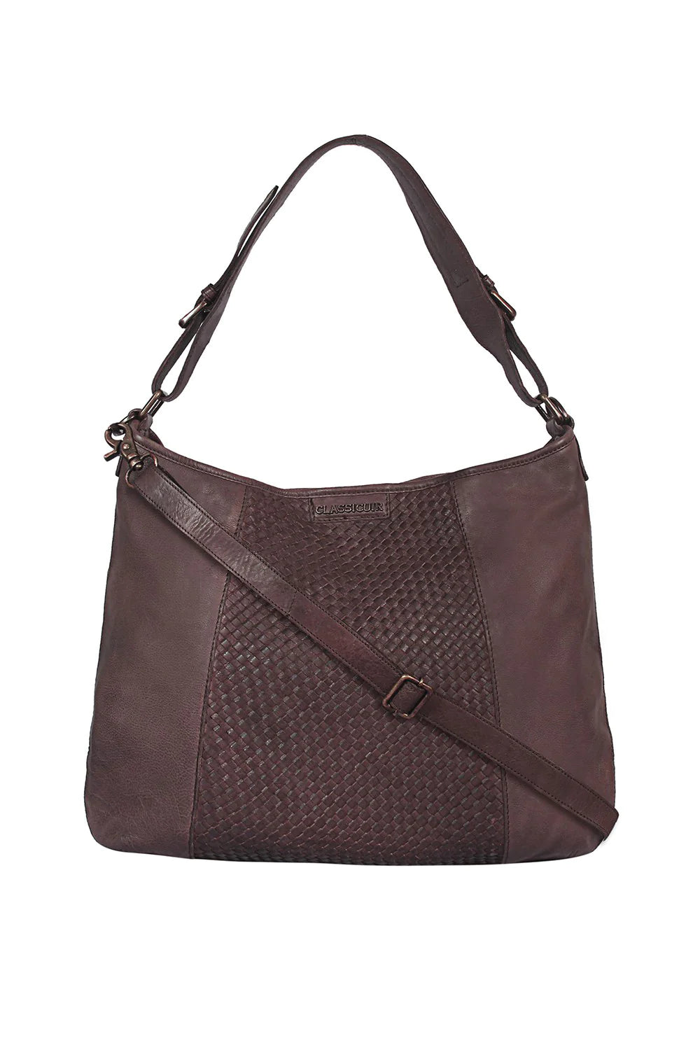 Strasbourg Basket Weave Hobo Bag