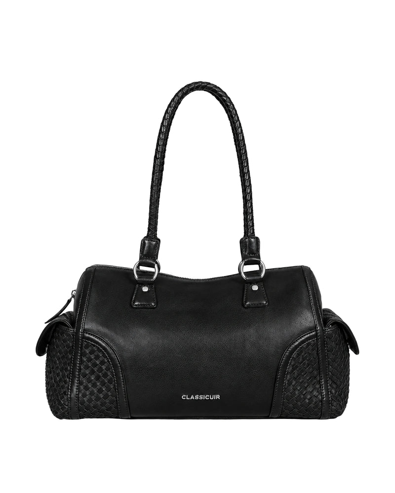 Lyon Side Pocket Weave Shoulder Bag