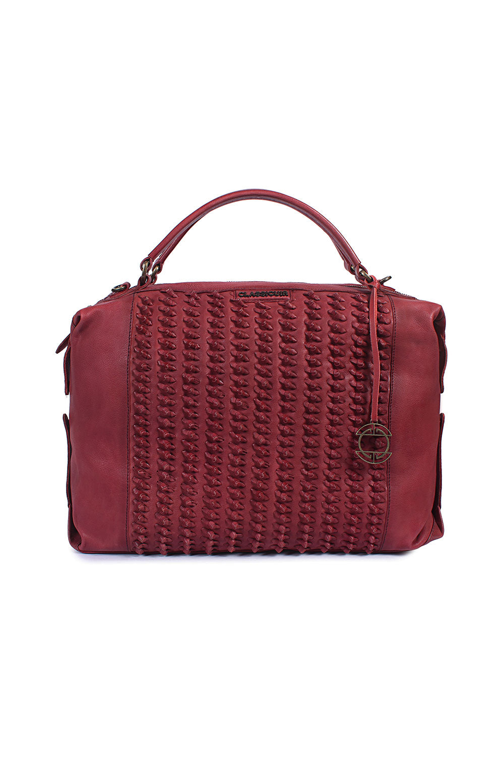 Marseille Knotted Weave Bowler Bag