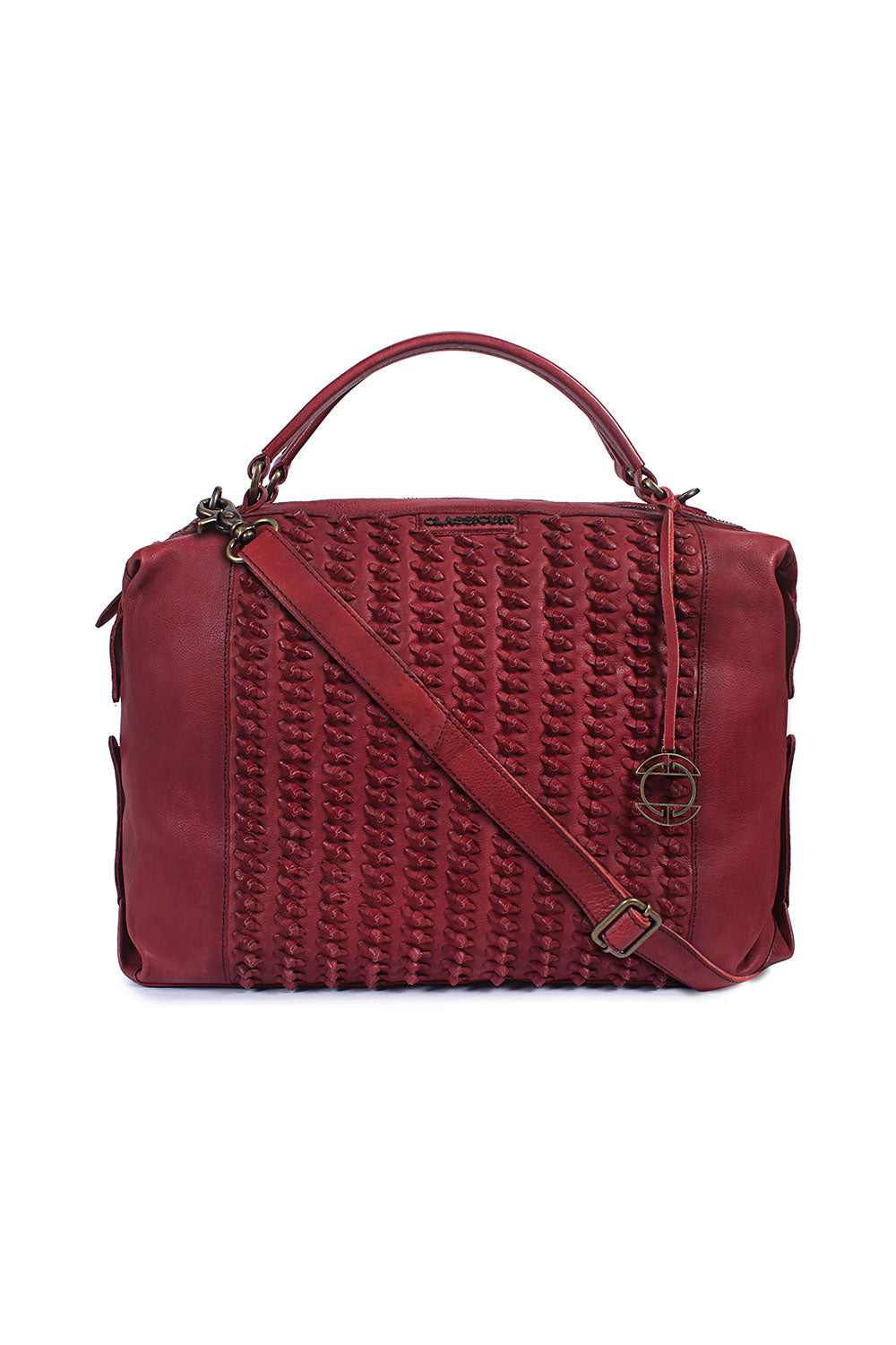 Marseille Knotted Weave Bowler Bag