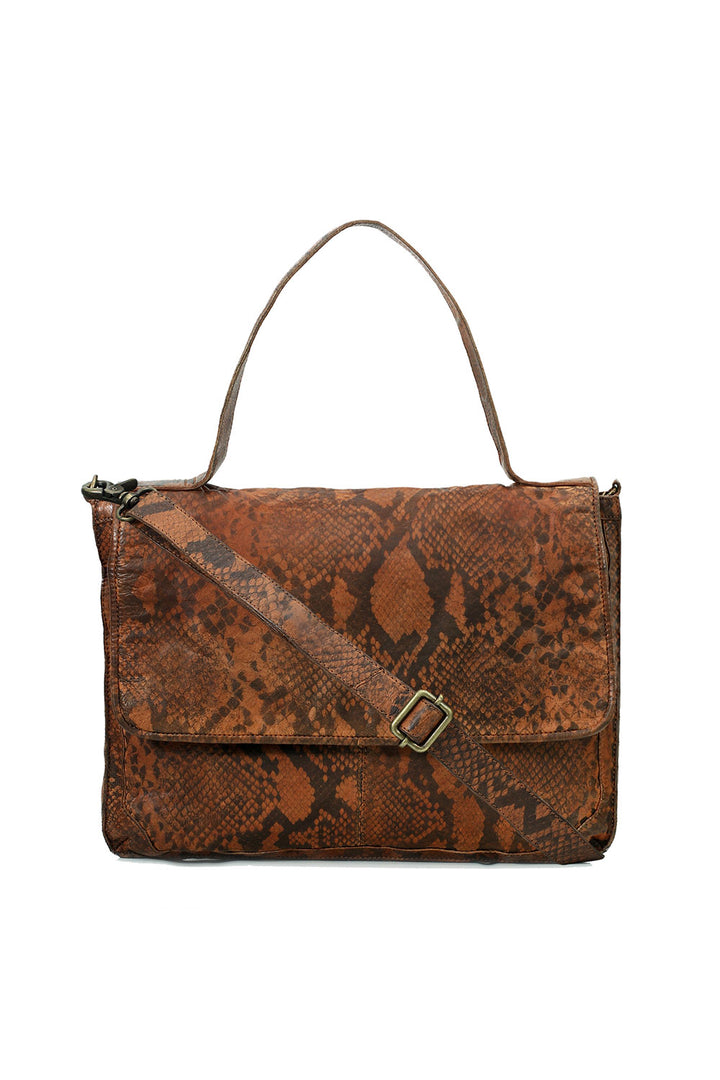 Lyon Exotic Satchel Bag