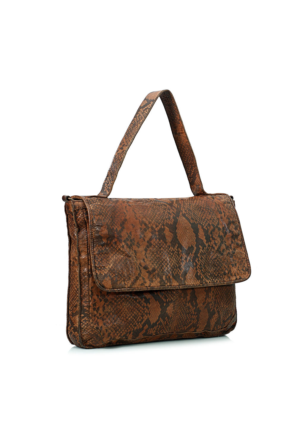 Lyon Exotic Satchel Bag