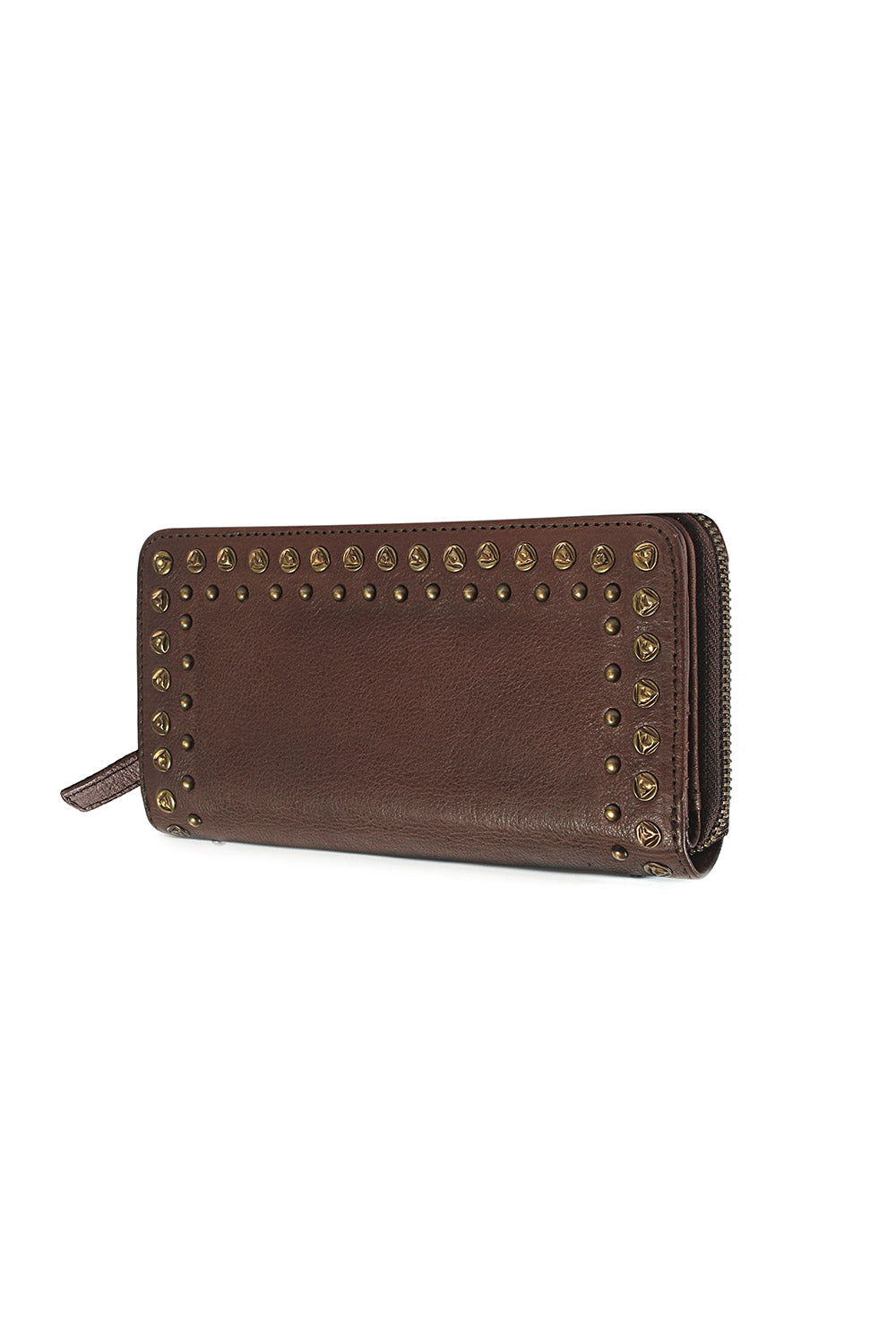 Bordeaux Distressed Rivet wallet