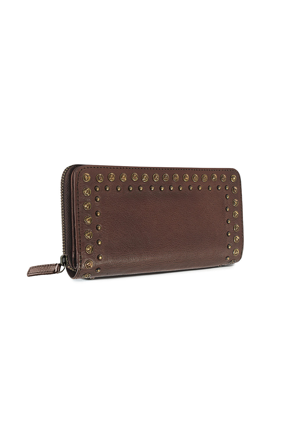 Bordeaux Distressed Rivet wallet