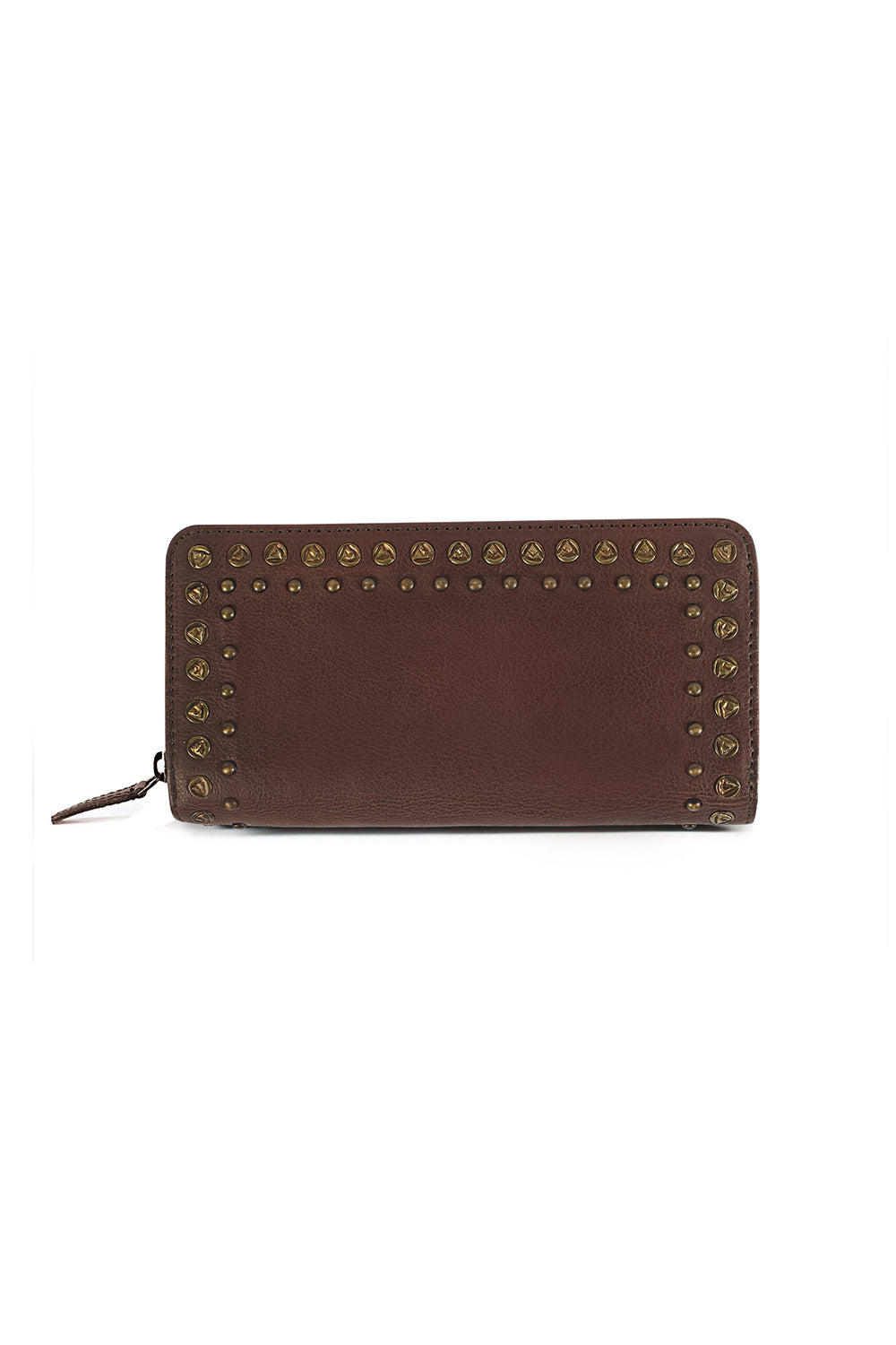 Bordeaux Distressed Rivet wallet