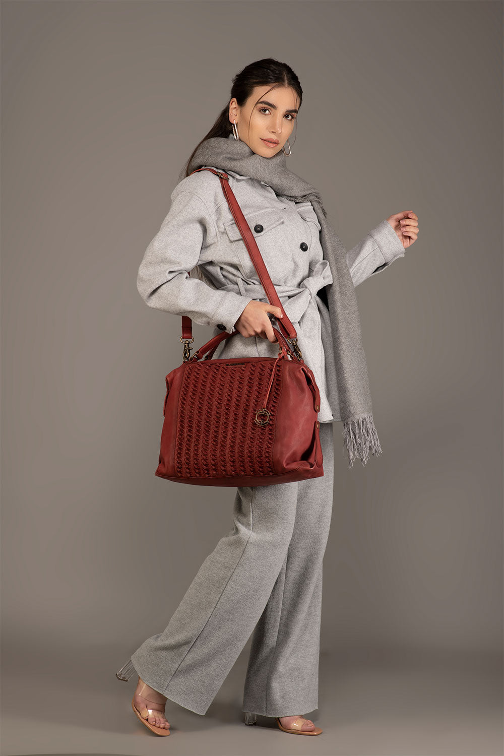 Marseille Knotted Weave Large Bowler Bag