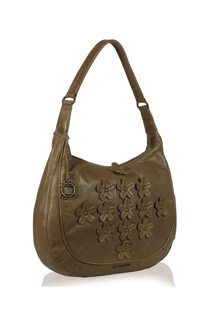 Lille 3d Floral Hobo Bag