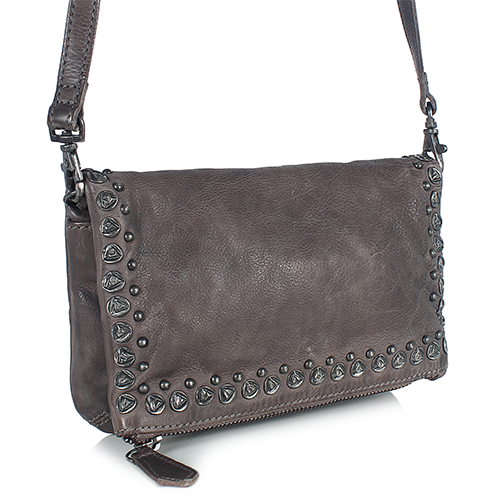 Bordeaux Distressed Rivet Sling Bag