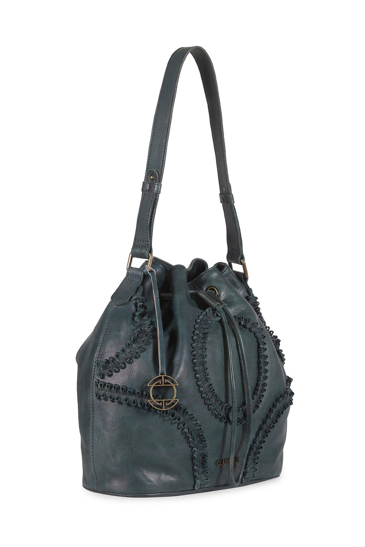 Rennes Leather Coiled Bucket Bag